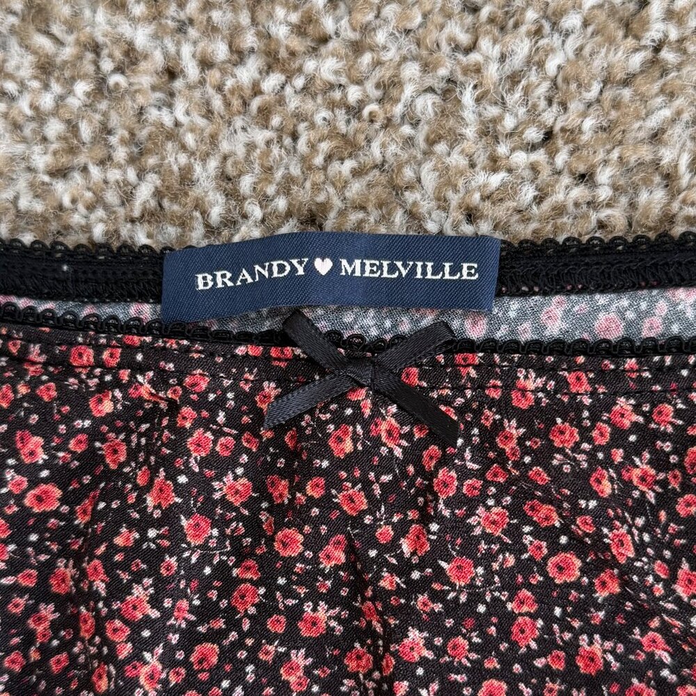 Brandy Melville Floral Skirt